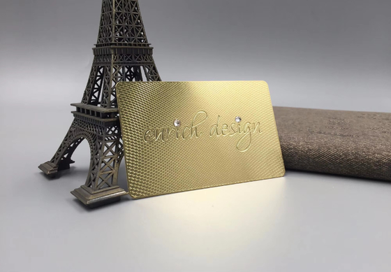 خرید فولاد ضد زنگ RFID کارت فلزی کارت بازدید فلزی ضد آب 13.56MHz/125Khz online manufacture