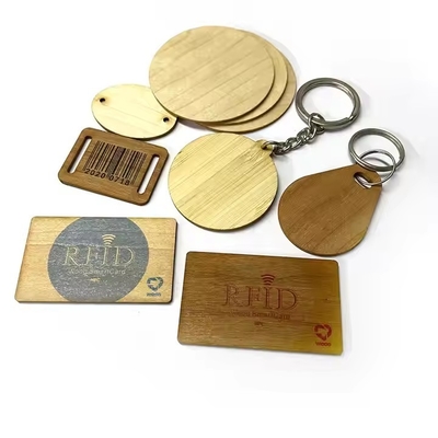 خرید برچسب چوبی ضد آب NFC RFID Ntag 213 215 RFID برچسب چمدان چوبی online manufacture