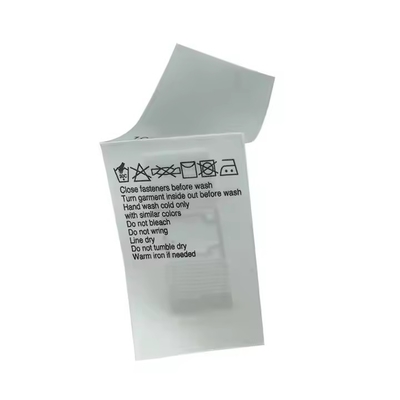 برچسب پوشاک UHF RFID سفارشی شده برچسب لباس شویی مراقبت از لباس شویی علامت برچسب