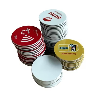 کنترل دسترسی به NFC Token RFID Coin Tag با چپ استیکر یکبار مصرف